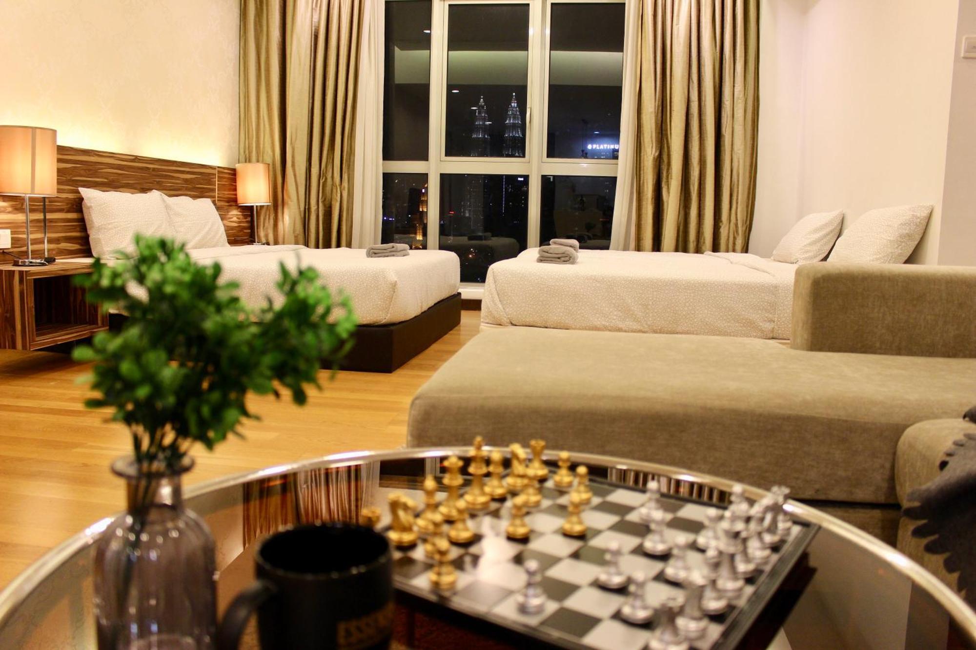 ✦time & Traveller✦regalia And Residence✦klcc View Infinity Pool✦双子塔无边泳池 Apartment